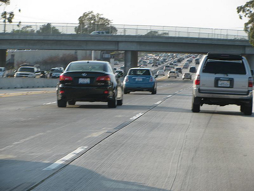 interstate traffic photo